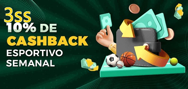 10% de bônus de cashback na 3ss